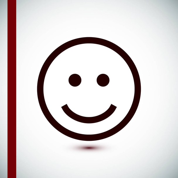 Smile pictogram, vector - Vector, afbeelding