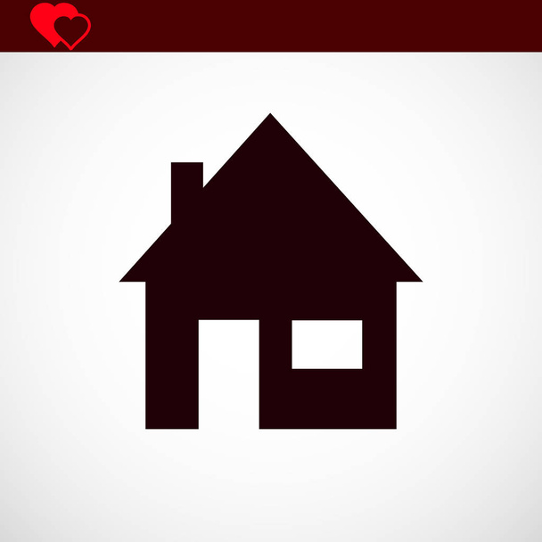 house icon, vector - Vector, Image