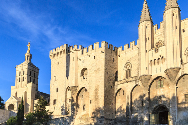 Avignon in provence - bekijken op Paleis van de pausen - Foto, afbeelding
