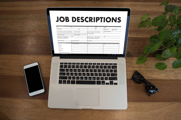 JOB DESCRIPTIONS Human resources, employment, team management  - Foto, immagini
