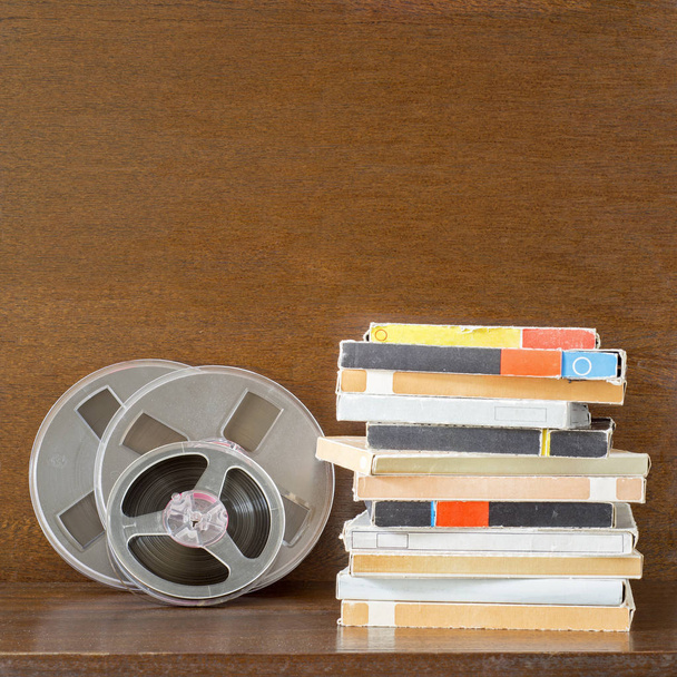 Vintage-Magnetbänder, Rolle zu Rolle - Foto, Bild