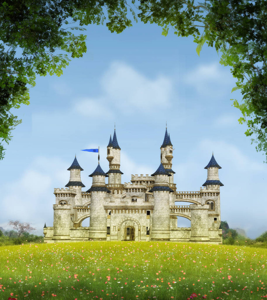 Castillo de fantasía romántica
 - Foto, imagen