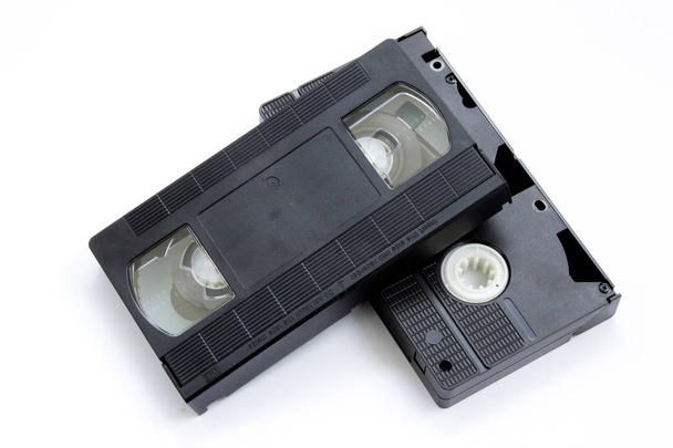 vhs tapes on white background - Photo, Image