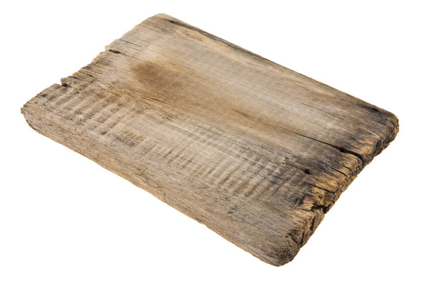 tablero de madera aislado sobre fondo blanco - Foto, Imagen