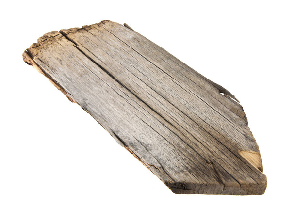 tablero de madera aislado sobre fondo blanco - Foto, imagen