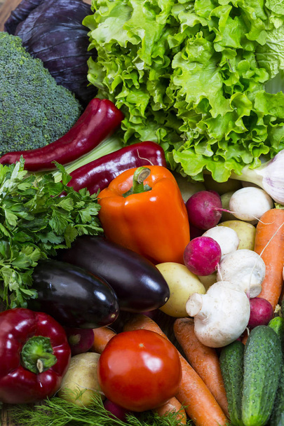 Background of fresh vegetables - Photo, image