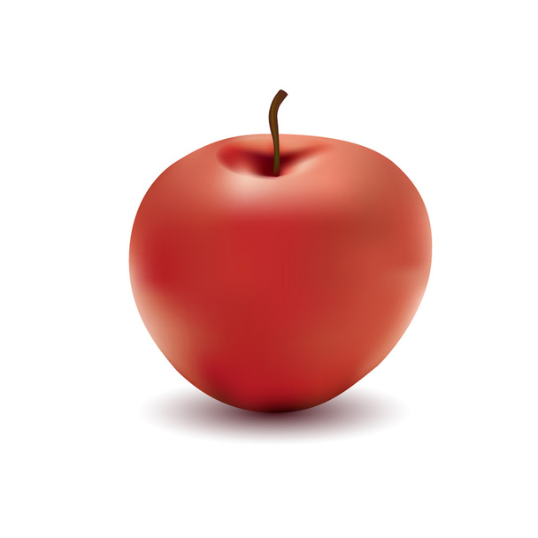 Apfel - Vektor, Bild