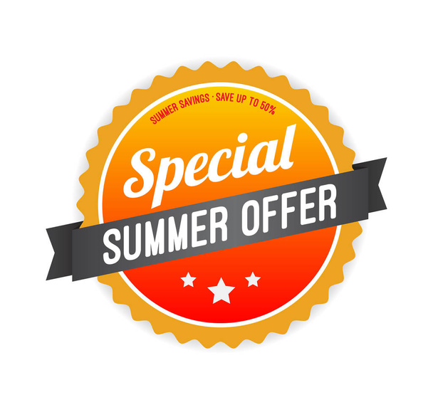 Special Summer Offer Label - Vector, Image