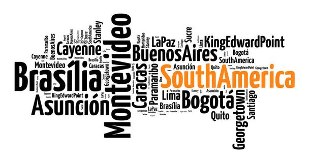 Capitales en América del Sur
 - Foto, Imagen