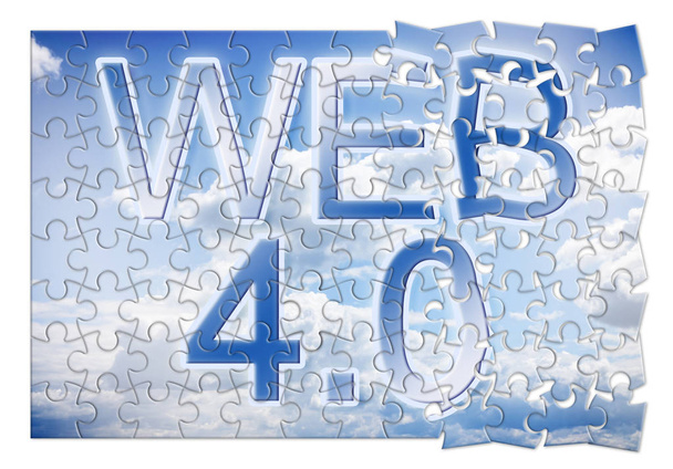 WEB 4.0 - imagen conceptual en forma de rompecabezas
 - Foto, Imagen
