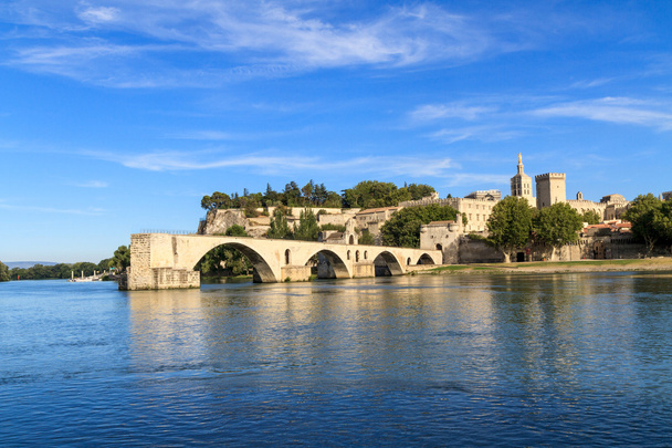 Авіньйон міст з палац Пап, Пон-Сен beenezet, Прованс, - Фото, зображення