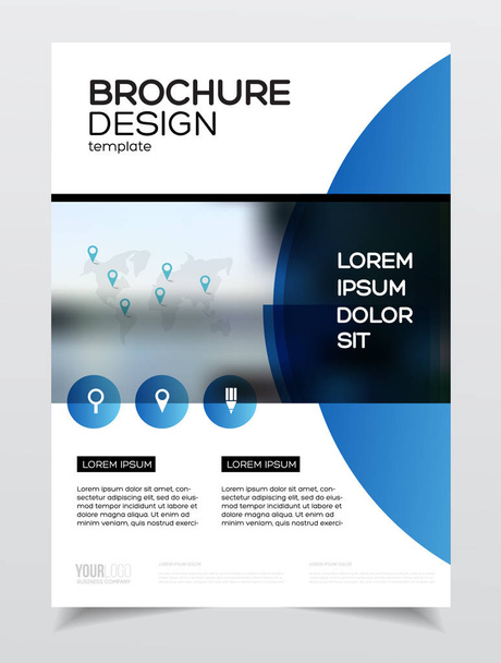 Obchodní brožura design. - Vektor, obrázek