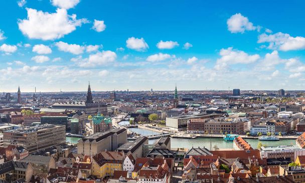 Aerial view of Copenhagen - Photo, Image