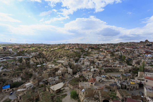 Landscape of Cappadocia village - Fotó, kép