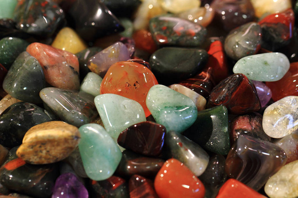 koloru kamienie mineralne kolekcji  - Zdjęcie, obraz