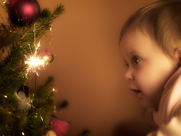 Christmas baby - Foto, afbeelding