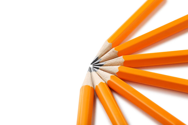 group of Yellow pencils - Фото, зображення