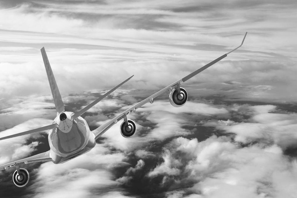 Літак в небі літак подорожі транспорт літак фон
  - Фото, зображення
