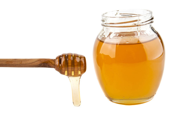 honey  isolated on white background - Valokuva, kuva