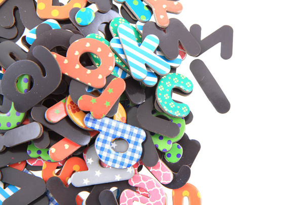 color plastic alphabet - Photo, Image