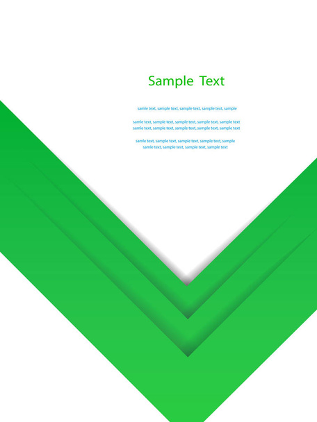 Abstract green report cover template design.  - Вектор,изображение