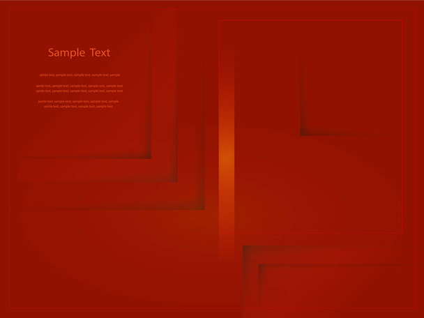 Abstract red report cover template design.  - Vektör, Görsel