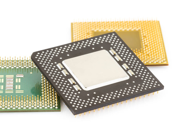 Centrální procesorová jednotka nebo počítačový čip  - Fotografie, Obrázek