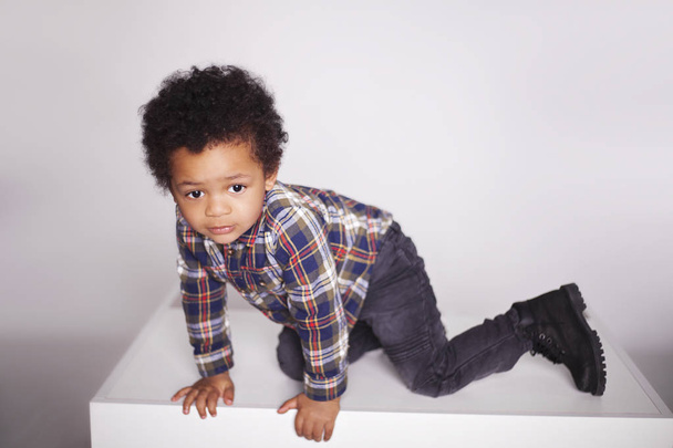 african american little boy - Foto, Imagen