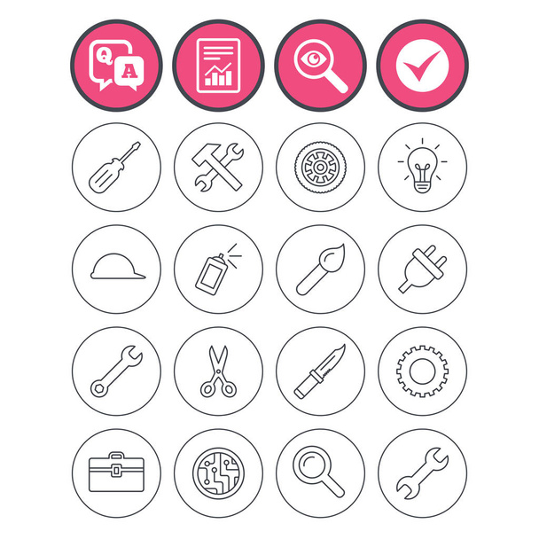 Repair tools icons - Вектор, зображення