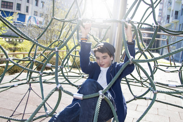 child playing in the playground  - Фото, зображення