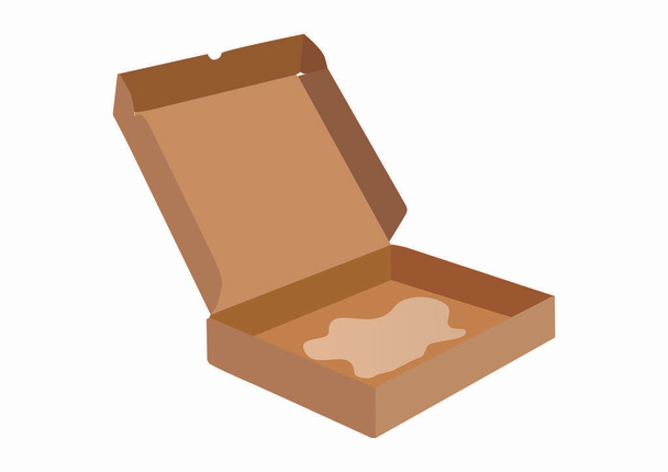 Open Cardboard Box - Vector, Image