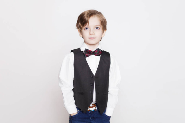 stylish little boy - Фото, изображение