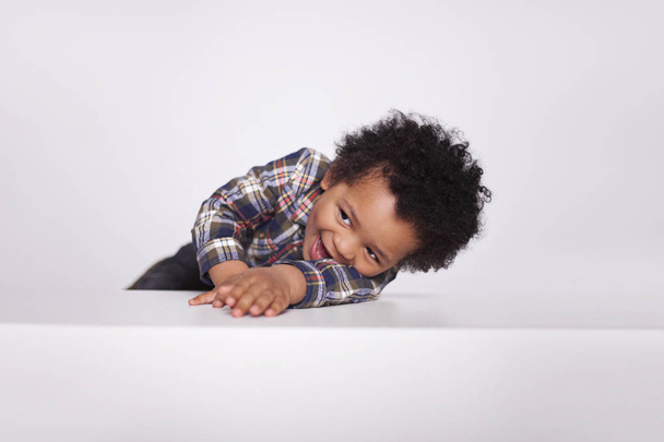 african american little boy - Фото, изображение