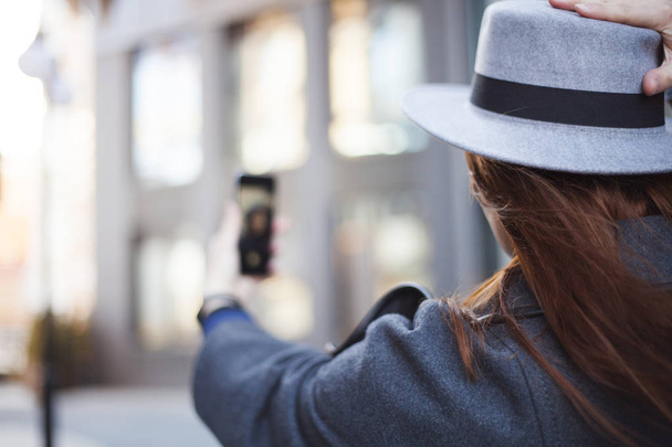 young woman taking selfie - Photo, Image