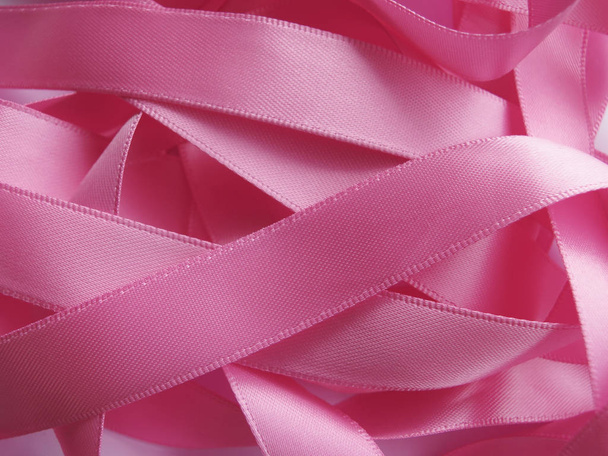 Pink ribbon background, design element - Foto, Bild