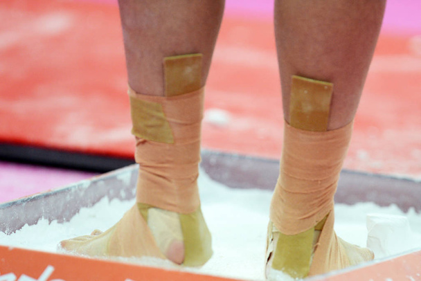  Kadın jimnastikçi ayak - Fotoğraf, Görsel