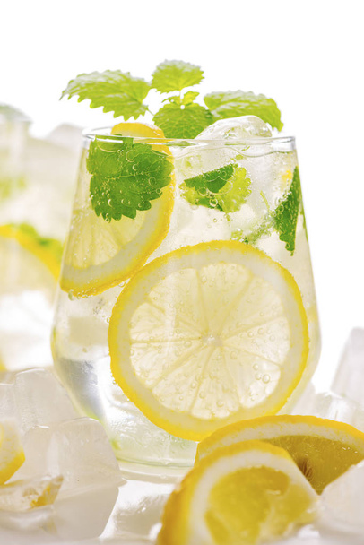 Lemonade drink in a glass - Zdjęcie, obraz