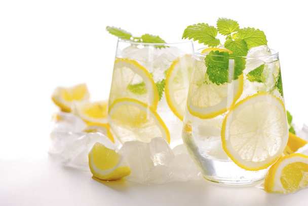 Lemonade drink in a glasses - Valokuva, kuva