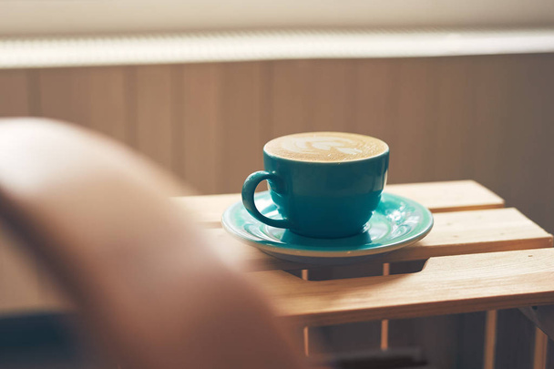 Coffee cup of cappuccino - Фото, зображення