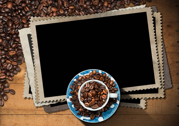 Empty Photo Frames for a Coffee House - Photo, Image