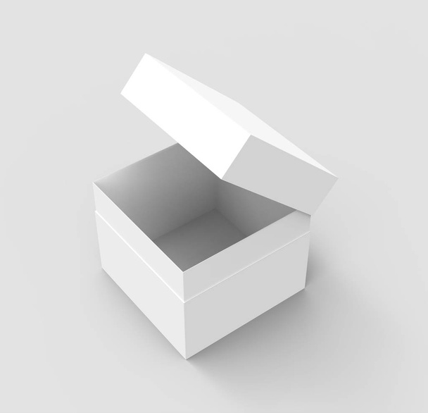 tilt blank paper box - Foto, Imagem