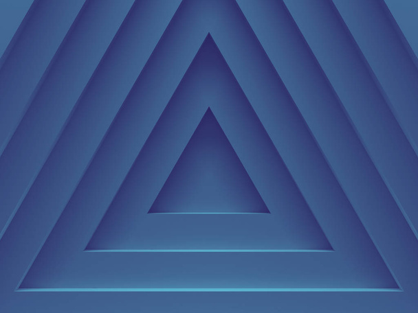 Blue triangles abstract geometric background - Photo, Image