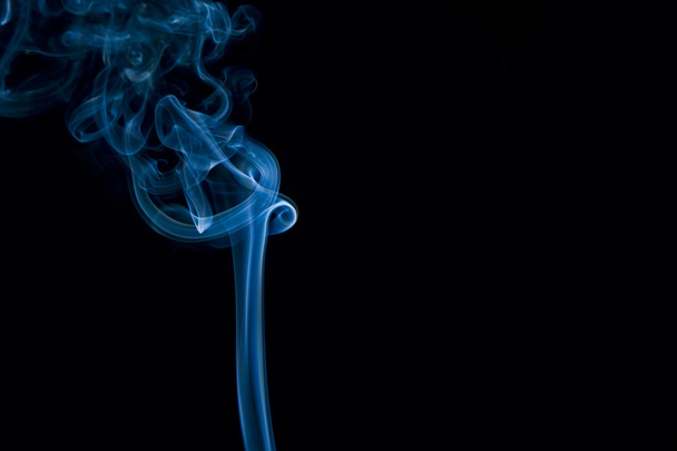 Niebieski dym - Zdjęcie, obraz