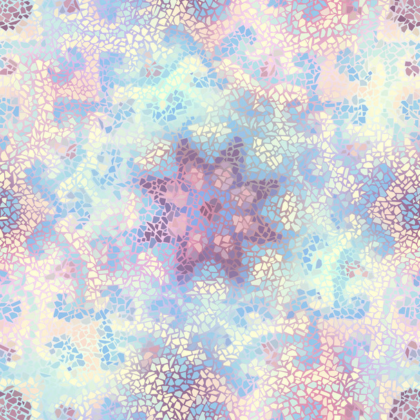 Seamless mosaic art pattern - Vector, Imagen