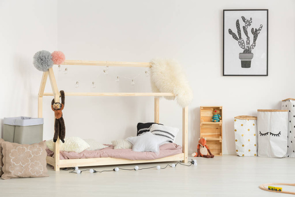 Cozy baby room in nordic design - Photo, image