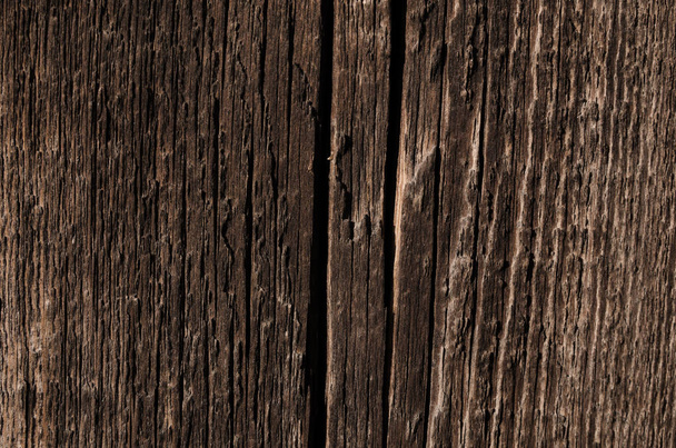 Brown wood plank wall texture background - Photo, image