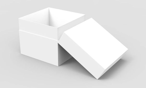 tilt blank paper box - Фото, изображение