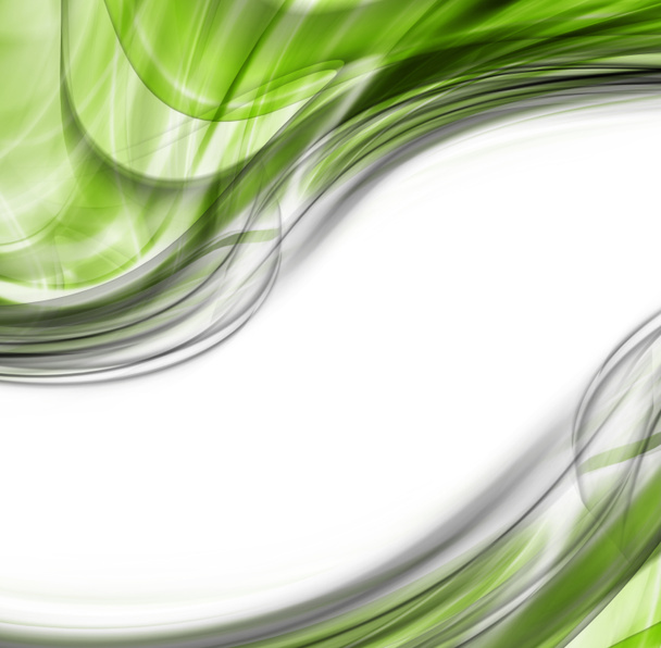 Abstract Green Background. Abstraction Modern Waved - Photo, Image