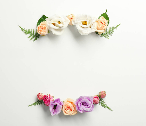 beautiful floral frame - 写真・画像