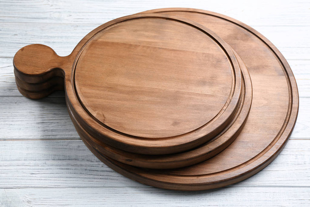 Set of round cutting boards  - Foto, afbeelding